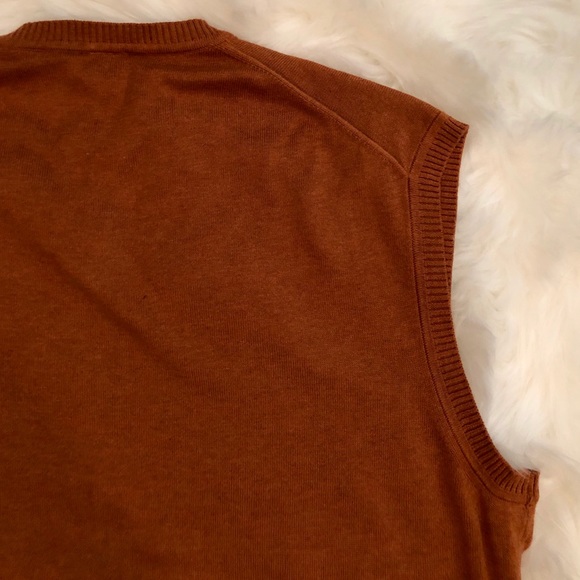 Jos. A. Bank Clay-Brown Sweater Vest - Picture 3 of 5